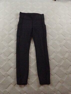 Lululemon Wunder Train High-Rise Tight Womens 6 Everlux Fabruc Gym Yoga Running